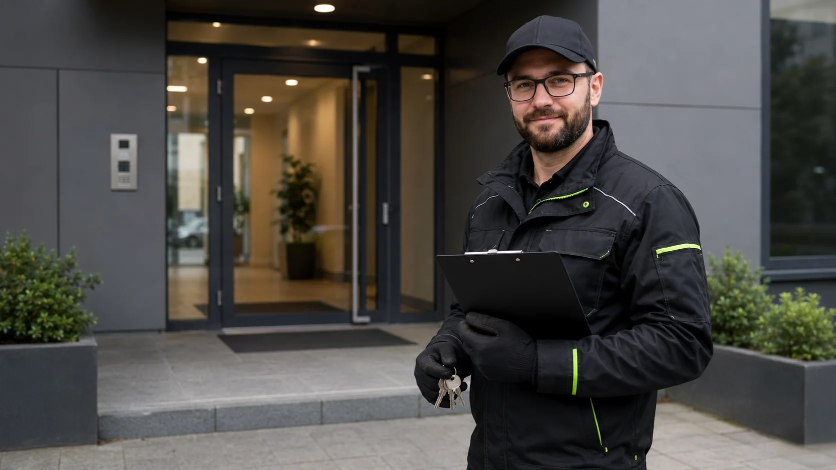Objektbetreuung und Schließdienst von ZUVERLÄSSIG24 mit Kontrollgängen und Schlüsselservice